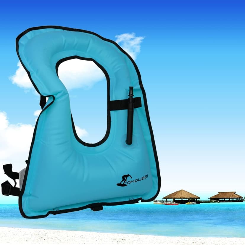 Snorkel Vest for Adults, Inflatable Swim Vest Jackets for Women/Men,Swimming Vests for Kayaking, Paddle Boarding, Fishing, Surfing, Snorkel, Watersports, Rafting
