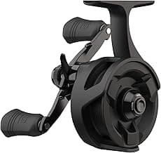 13 Fishing - Descent - Inline Ice Fishing Reel - 2.7:1 Gear Ratio - Right Hand Retrieve (Gen 2) - D2-2.7-RH, Black