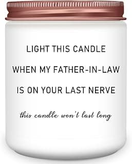 Homsolver Mother in Law Gifts, Mothers Day Birthday Gifts for Mother-in-Law, Anniversary Retirement Gift for Mom from Daughter Son in Law, Funny Lavender Candle Gift for Mom in Law B0DHLFTZ65