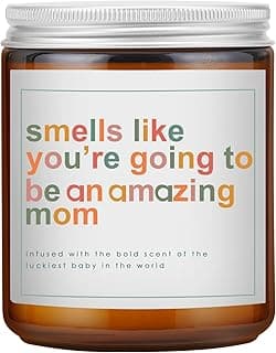 Mothers Day Gifts for Mom,New Mom Gifts,Gift for New Moms,Mothers Gift After Birth-7 OZ Lavender Soy Wax Candle