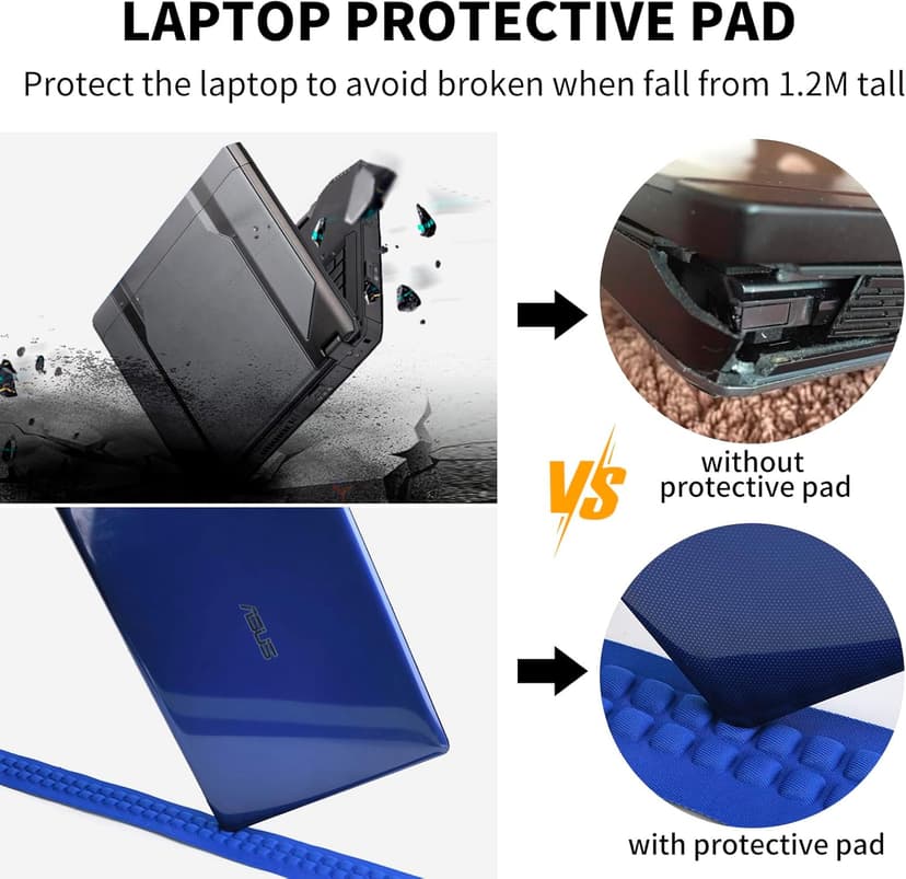 DUSLANG 17 Inch Laptop Backpack for Travel Water Resistant College Backpack for Men/Women Laptop Bag with USB Charging Port,Black