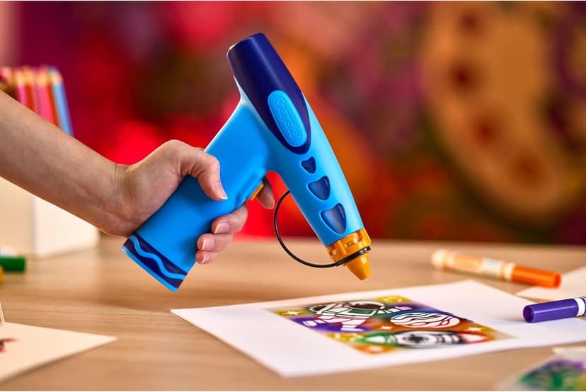 Arts & Crafts Toys for Kids, Birthday, Holiday Gifts for Girls & Boys 6+, Battery-Powered Sprayer Kids Activities Crayola Marker Airbrush Spray Art Kit, 8 Washable Markers, 5 Stencils B0DTB2N2D9