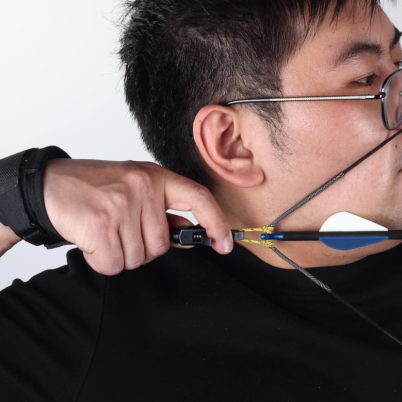 Archery Bow Release for Compound Bow Youth Bow Trigger 360° Adjustable Wrist Release Aids for Adults Hunting Shooting Accessories