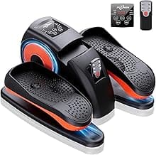 Under Desk Elliptical Machine, Electric Elliptical Leg Exerciser for Seniors with 12 Adjustable, Portable Quiet Elliptical Exercise Machine, Seated Pedal Exerciser with Remote Control