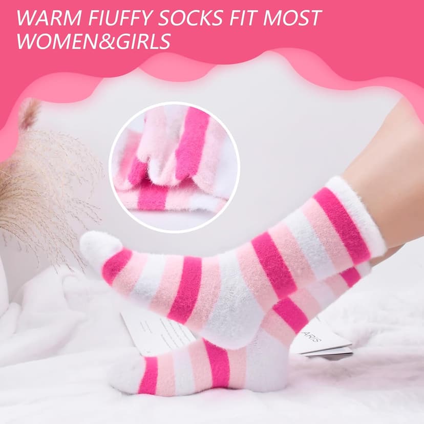 Valentines Day Gifts for Her Fuzzy Socks Gifts for Women Mom Wife Girlfriend Galentines Day Christmas Birthday