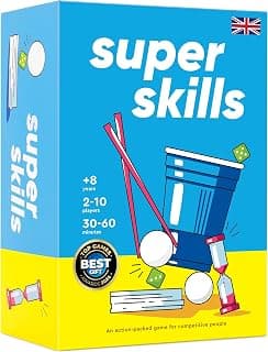 Super Skills - Action Game for Competitive People - Beat Your Friends at 120 Challenges - Fun Group Activity for Family Night or Party with Kids, Teen