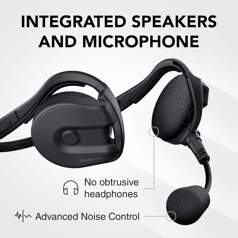 Sena Expand Multi-Sport Bluetooth/Mesh Intercom Communication Headset for Hiking, Rock Climbing, Fishing, Hunting and more