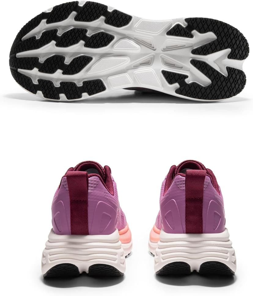 NORTIV 8 Women's Walking Shoes Cushion Running Tennis Shoes ActiveFloat Non-Slip Comfortable Breathable Workout Gym Sports Athletic Fashion Sneakers