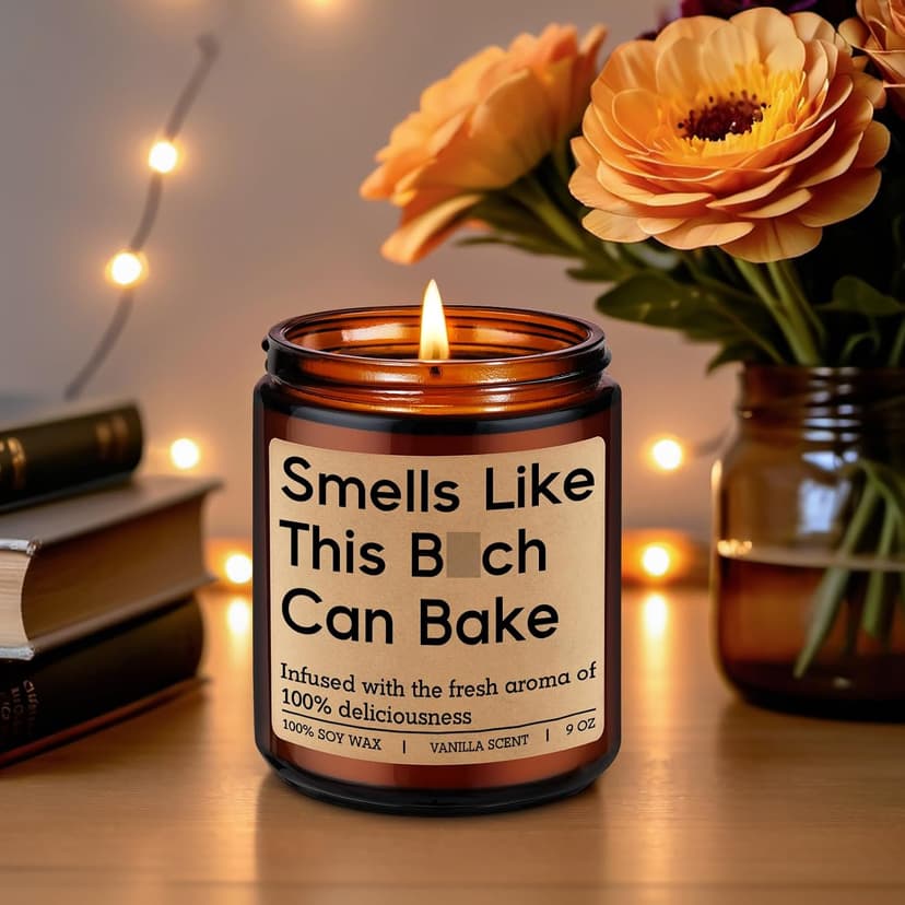 Funny Christmas Bake Gifts for Baking Lovers, Bread Bakers, Pastry Chef, Birthday Ideas for Friend, Culinary Student, Woman GSPY Candle, Gifts for Bakers, Baking Gifts for Women, Men, Sourdough Baker B0F12NQ3HC