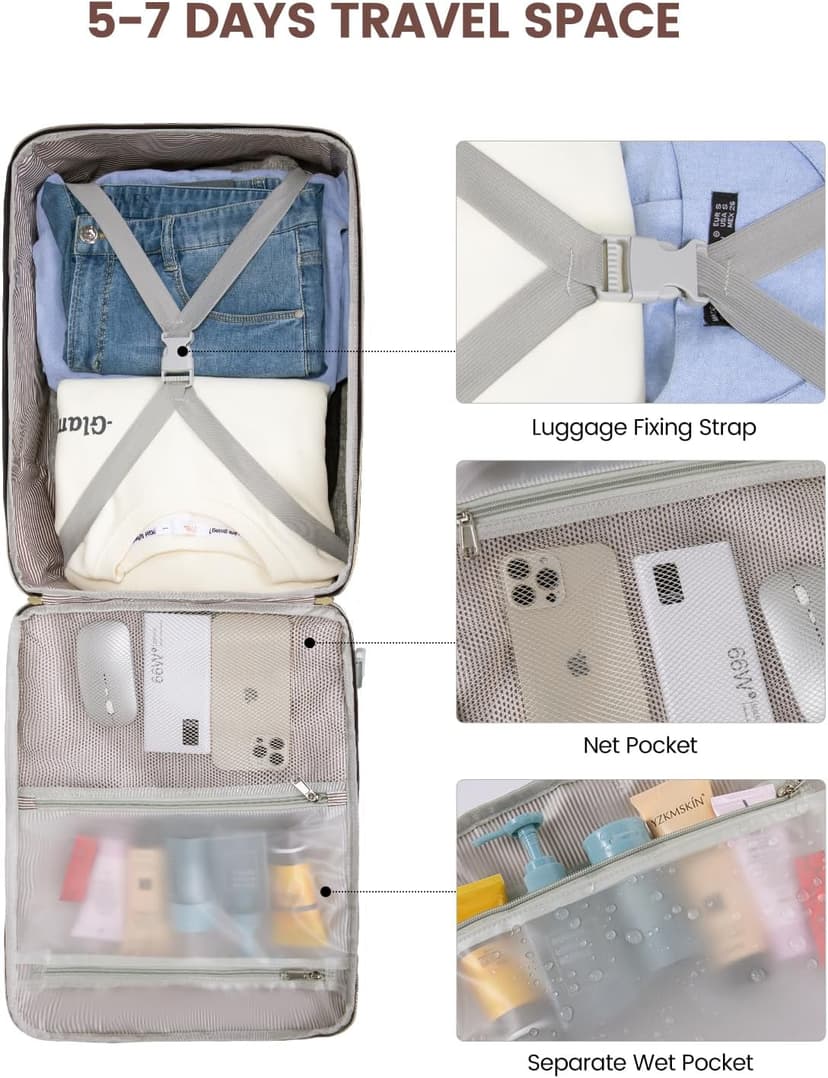 LOVEVOOK 40L Travel Backpack for Women & Men, Airline Approved Carry On Luggage with 3 Packing Cubes, TSA Overnight Bags, Waterproof Personal Item Bag, Weekender Essentials Backpacks fits 17" Laptop