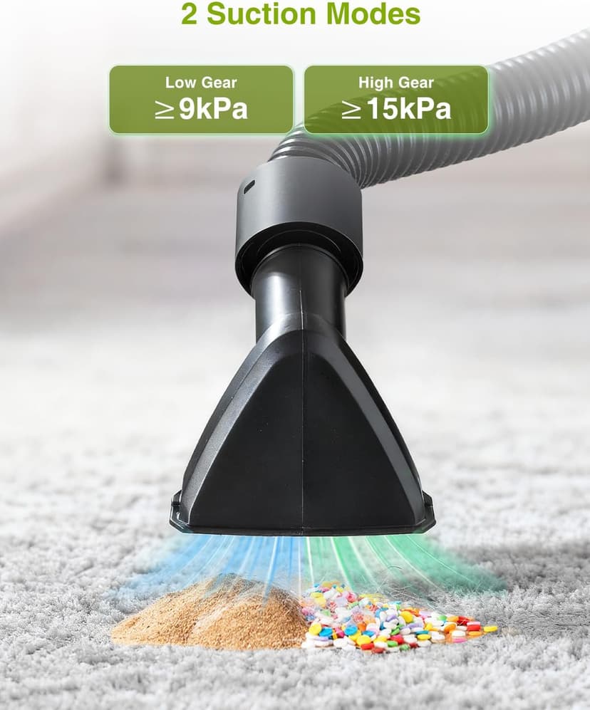 TaskStar Cordless Shop Vac, 2.6 Gal 2x4.0Ah Battery Powered Shop Vac, 3-in-1 Cordless Shop Vacuum Wet and Dry with Strap, 4 Wheels, Accessory Storage Holder, Ideal for Garage, Car, Workshop