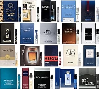 Cologne High End Designer Fragrance Sampler Set for Men - (Pack of 8 Sample Vials)
