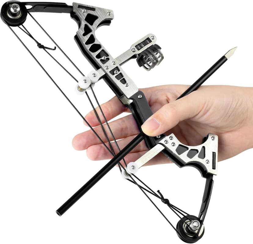 Archery Bow Set Left and Right Hand Compound Bow Hunting Bow Metal Material Catapult RH/LH for Practice Archery