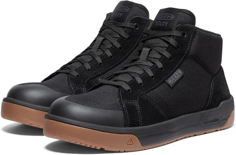 KEEN Utility Mens Keen Utility Men's Kenton Mid Top Composite Toe Breathable Work Sneakers