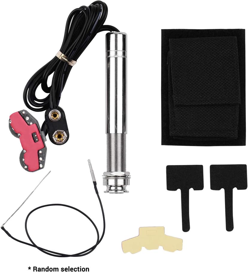 Acoustic Guitar Pickup, Pen Tube Type Undersaddle Active Pickup,Volume Tone Adjustable, With Ceramic Piezoelectric Pickup Rod