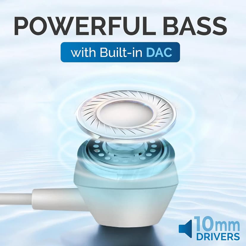 PHILIPS Wired Earbuds USB C with Microphone, in Ear Type C Headphones with mic, Powerful Bass, Lightweight, USB-C Wired Earphones, 3-Button in-line Remote Ear Buds (Black-Gray) (White)