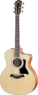 Taylor 114ce Acoustic Guitar with Expression System® 2 Electronics and a Gig Bag Case
