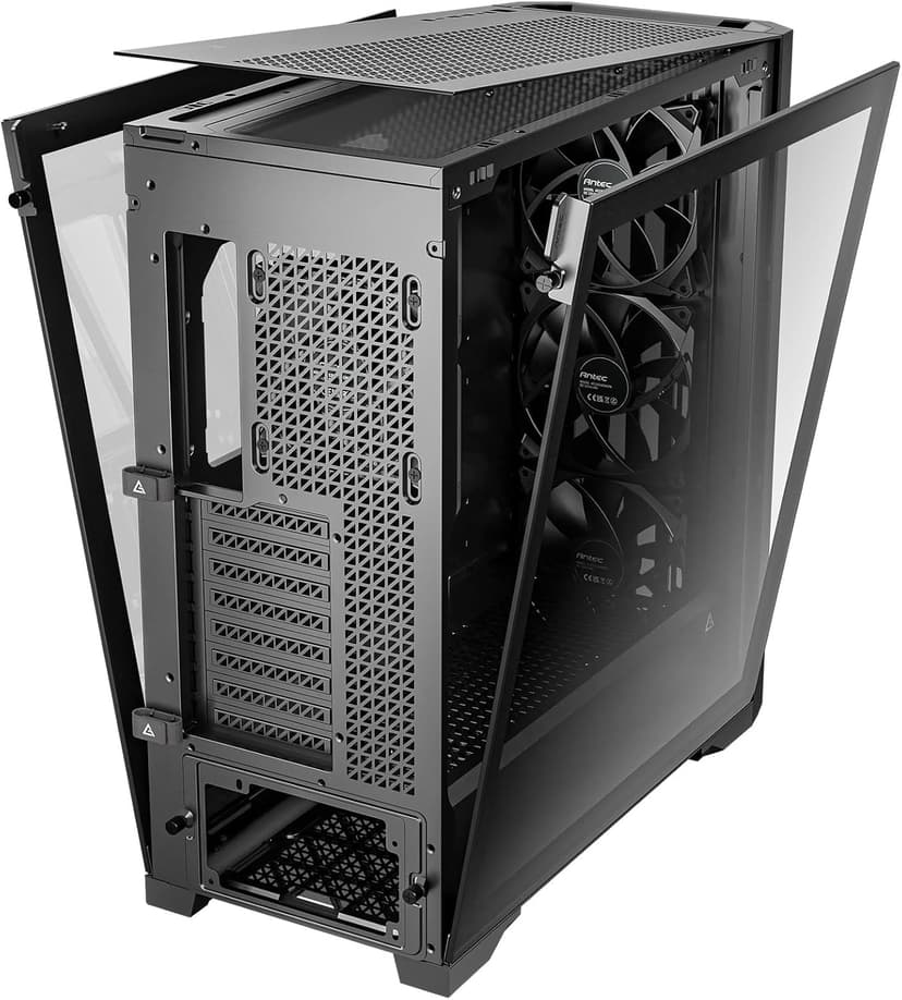 Antec Performance 1 FT, Full Tower, RTX40 Fully Compatible, Temp Display, 4 x Storm T3 PWM Fans, Type-C, Dual TG Side Panels, Removable Top Bracket, High Airflow Mesh Front Panel, E-ATX PC Gaming Case