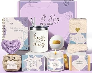 Giftota Sympathy Gifts Baskets for Women – Hug in a Box Care Package Sympathy Gifts for Loss of Loved One, Miscarriage Gift, Sorry Your Loss, Memorial Condolences Grief Bereavement Present for Loss