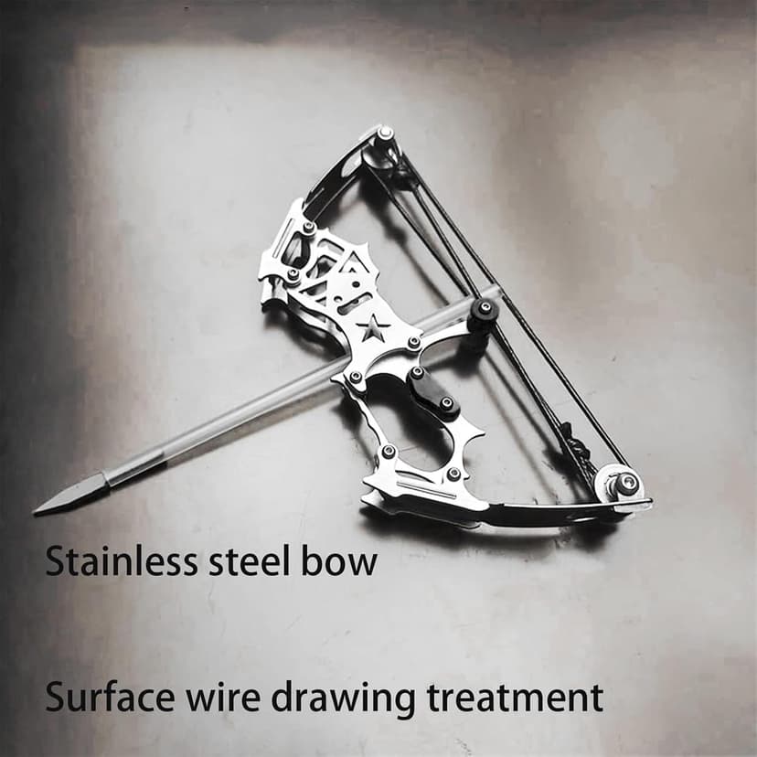 TIETHEKNOT Archery Bow Set Left and Right Hand Compound Bow Hunting Bow Metal Material Catapult RH/LH for Practice Archery
