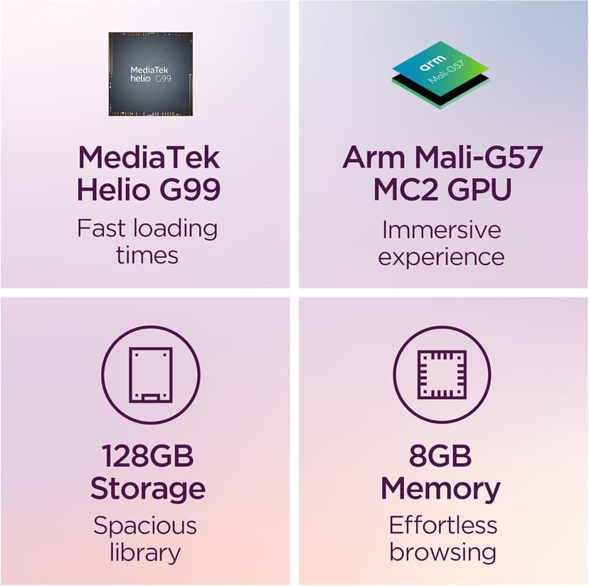 Lenovo Tab Plus - 2024 - Premium Entertainment Tablet - 8 JBL® Speakers - 11.5" 2K LCD Touch Display - 8GB Memory - 128GB Storage - MediaTek™ Helio G99 - Folio Case Included - Luna Grey