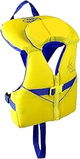 Stohlquist Infant Life Jacket, US Coast Guard Approved, Type II Life Vest (20-30 lbs) for Babies and Toddlers, Support Collar with Grab Handle, PFD for Pools, Lakes and Boating