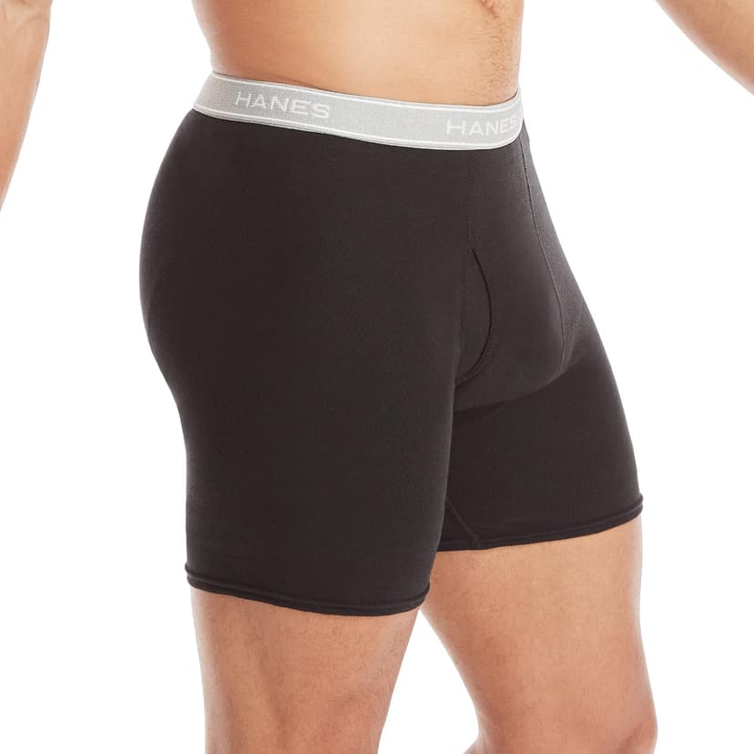 Hanes Men's Boxer Briefs, Cool Dri Moisture-Wicking Underwear, Cotton No-Ride-up for Men, Multi-Packs