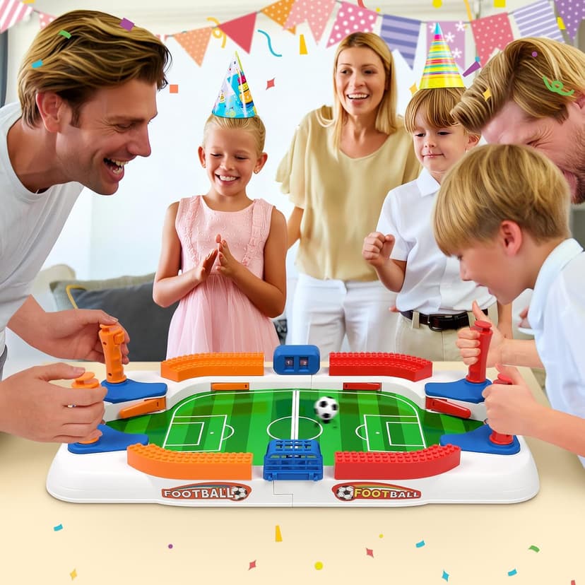 Football Games Board Indoor Sports Game Room Pinball Interactive Birthday Gift Toys 3 4 5 6 7 8-12 Year Family Gatherings Mini Foosball Table Game for Kids Soccer Game Set Gifts Boys Toy B0DZ6QMSCC