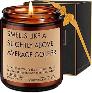 Cool Golf Themed Stuff, Golfing, Christmas, Birthday Presents for an Above Average Golfer, Dad, Boyfriend, Husband, Friend Fairy's Gift Candle, Golf Gifts for Men Him, Funny Gifts for Golfers Women B0FH6SJK5K