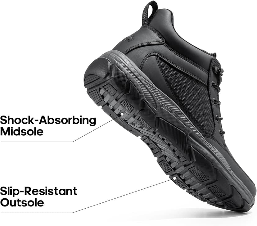 NORTIV 8 Men's Hiking Boots Lightweight Fashion Casual Chukka Ankle Boots Elevation