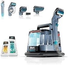 Shark StainStriker Portable Carpet Upholstery & Area Rug Cleaner, Bonus XL Tool & Full-Size Cleaning Solution, Stain & Odor Remover, Perfect for Car Interiors, 4 Cleaning Tools, Nordic Blue, PX202BRN