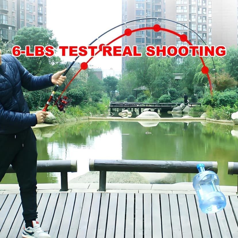 Portable 4.9Ft Telescopic Small Short Fishing Rod and Reel Combos, Shrink 13in Fishing Pole with Bag Line Hook Bait for All Season Fishing in Rivers, Lakes, Rafts, etc.