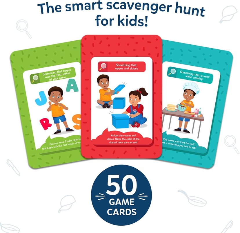 Skillmatics Scavenger Hunt Card Game - Found It, Educational Game, Perfect for Home, School, Travel, Playdates & Party Games, Gifts for Kids and Families, Screen-Free Fun for Ages 4, 5, 6, 7