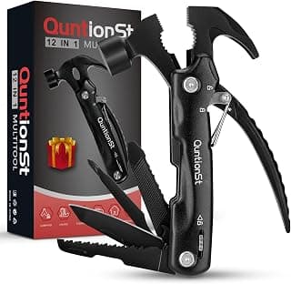 Gifts for Men, Valentines Day,12-in-1 Hammer Multitool, Stocking Stuffers for Men,Christmas Stocking Stuffers for Adults Dad Husband Boyfriend, Mens Gift for Him, Birthday Gift Idea,Mini Multi Tool B07XQZ6QWS