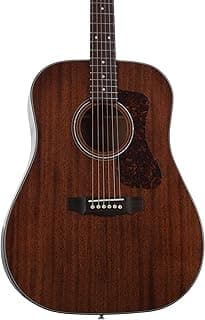 GUILD Guitars D-120 Acoustic Guitar, in Natural, All Solid Woods Dreadnought, Westerly Collection, with Premium Gig Bag