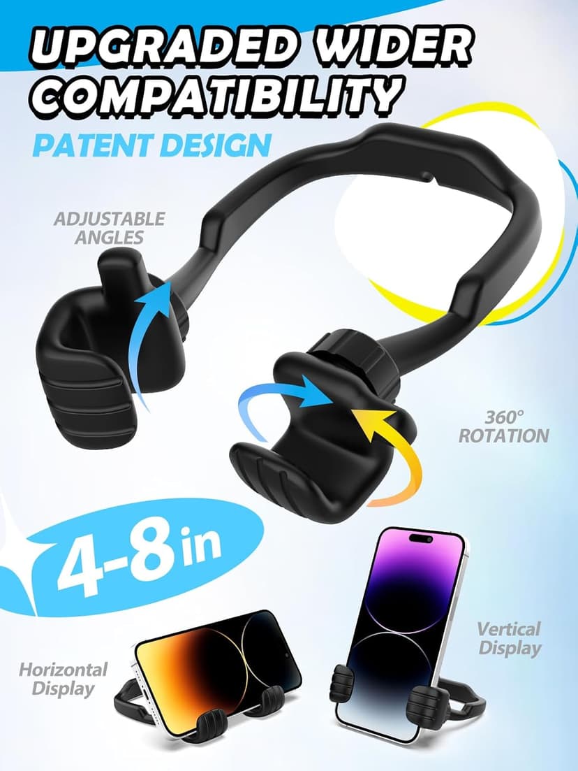 Stocking Stuffers for Teens Boys Girls Adults Cell Phone Stand Patented 2 Pack Thumbs Up Lazy Phone Holder for iPhone Cellphone Stand for Desk Fun Birthday Gifts for Kids Men Women Wife