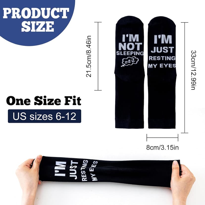 Personalized Fathers Day Gift for Dad Husband, Christmas Stocking Stuffers for Men; Comfortable and Soft Novelty socks Niorasen Birthday Gifts for Men Husband Gamer Teen Boys, Cotton Funny Socks B0D5LZSVSV
