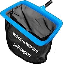 Pool Skimmer Net with Self-Repair Fine Nylon Mesh Bag, Pool Leaf Rake for Above Ground Pools & In-ground Pools, Pool Nets for Cleaning - Original Series(No Pole)