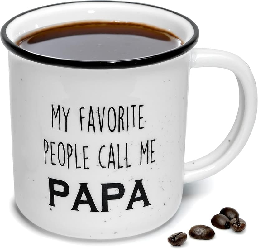 MAINEVENT Papa Coffee Mug, 11 oz, Ceramic, Funny, Best Papa Mug, Fathers Day Gift B09PSL3HZV