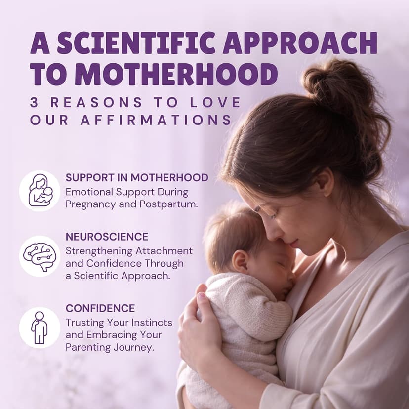 55 New Mom Affirmation Cards – Daily Positive Affirmations for Postpartum Essentials & Pregnancy Must Haves – Thoughtful Gifts for New Moms After Birth – Compact Size, Premium Card Stock & Stand