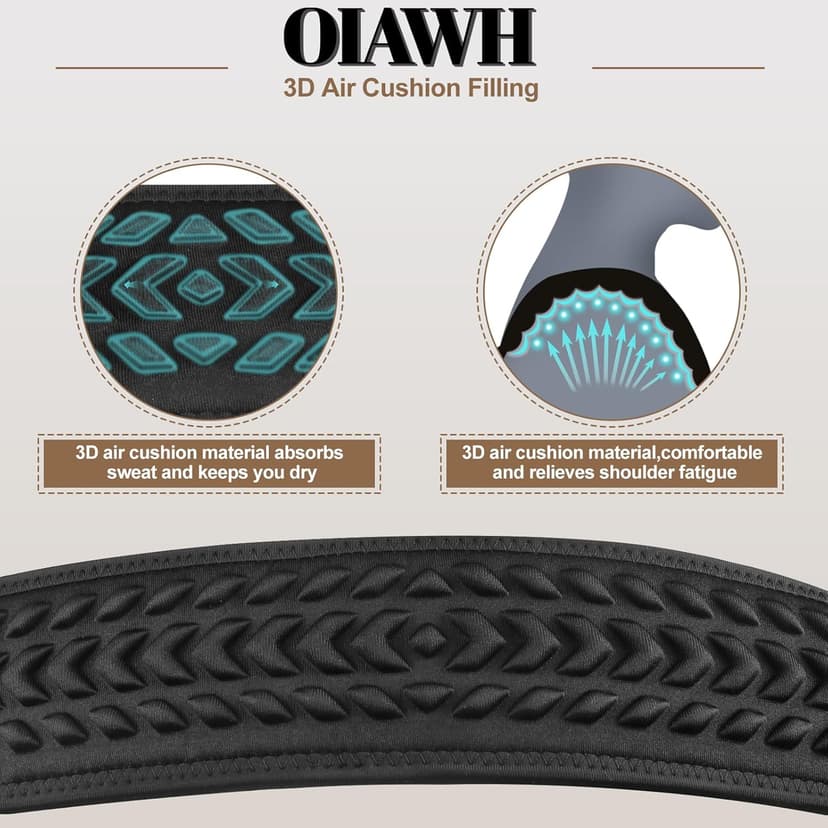 Guitar Strap and Bass Strap, Embroidered Guitar Strap, Adjustable Strap Length, Equipped with 3D Sponge Filled Foam Pad, Comes with 4 Picks + 2 Strap Locks, Best Gift for Guitar Players, Vintage Red