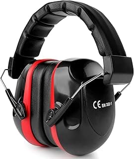 cumunebula Noise Reduction Ear Protection Ear Muffs, Shooting Ear Protection, SNR 28dB Noise Cancelling Headphones for Adults Kids Autism, Hearing Protection for Shooting,Gun Range,Mowing