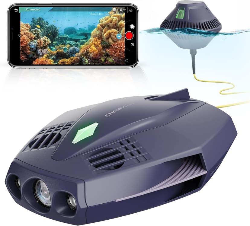 Chasing Dory Underwater Drone - Palm-Sized 1080p Full HD Underwater Drone with Camera for Real Time Viewing, APP Remote Control Purple (Lightpurple)