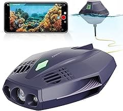 Chasing Dory Underwater Drone - Palm-Sized 1080p Full HD Underwater Drone with Camera for Real Time Viewing, APP Remote Control Purple (Lightpurple)