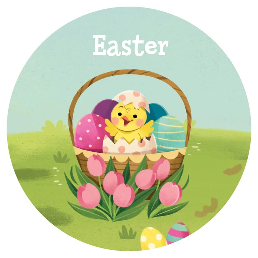 Hippity, Hoppity, Little Bunny - Finger Puppet Board Book for Easter Basket Gifts or Stuffer Ages 0-3 1680524771