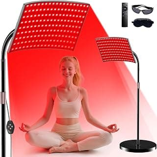 Red Light Therapy for Body Face Infrared Light Therapy for Body with 660nm & 850nm Near Infrared LED Red Light Therapy Panel at Home Protective Glasses for Home Use, Gift for Women Girl B0FH6FN9ZL