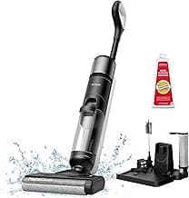 Ultenic Wet Dry Vacuum Cleaner, Cordless Vacuum Mop Combo with Self-Cleaning, 50min Runtime, Smart Mess Detection, Edge Cleaning, LED Display, 3-in-1 Floor Cleaner Machine for Hard Floor, AC1 Elite