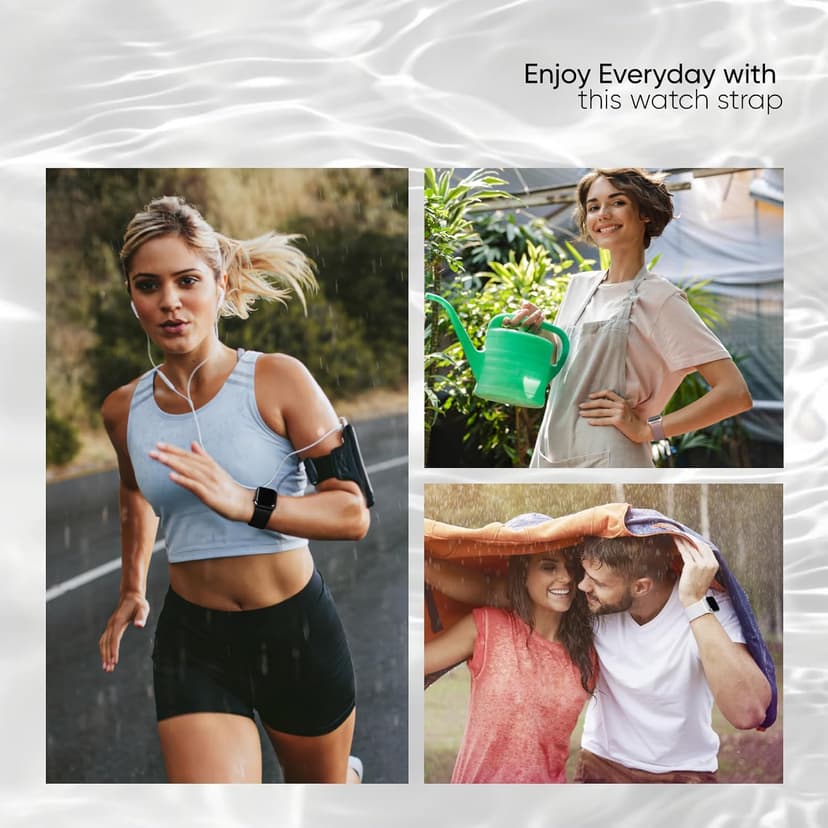 10 Pack Stretchy Bands Compatible with Apple Watch Band 40mm 38mm 41mm 42mm 44mm 45mm 46mm 49mm Women Men, Water-Resistant Solo Loop Elastic Sport Straps for iWatch Series 11 10 9 8 7 6 5 4 3 SE Ultra