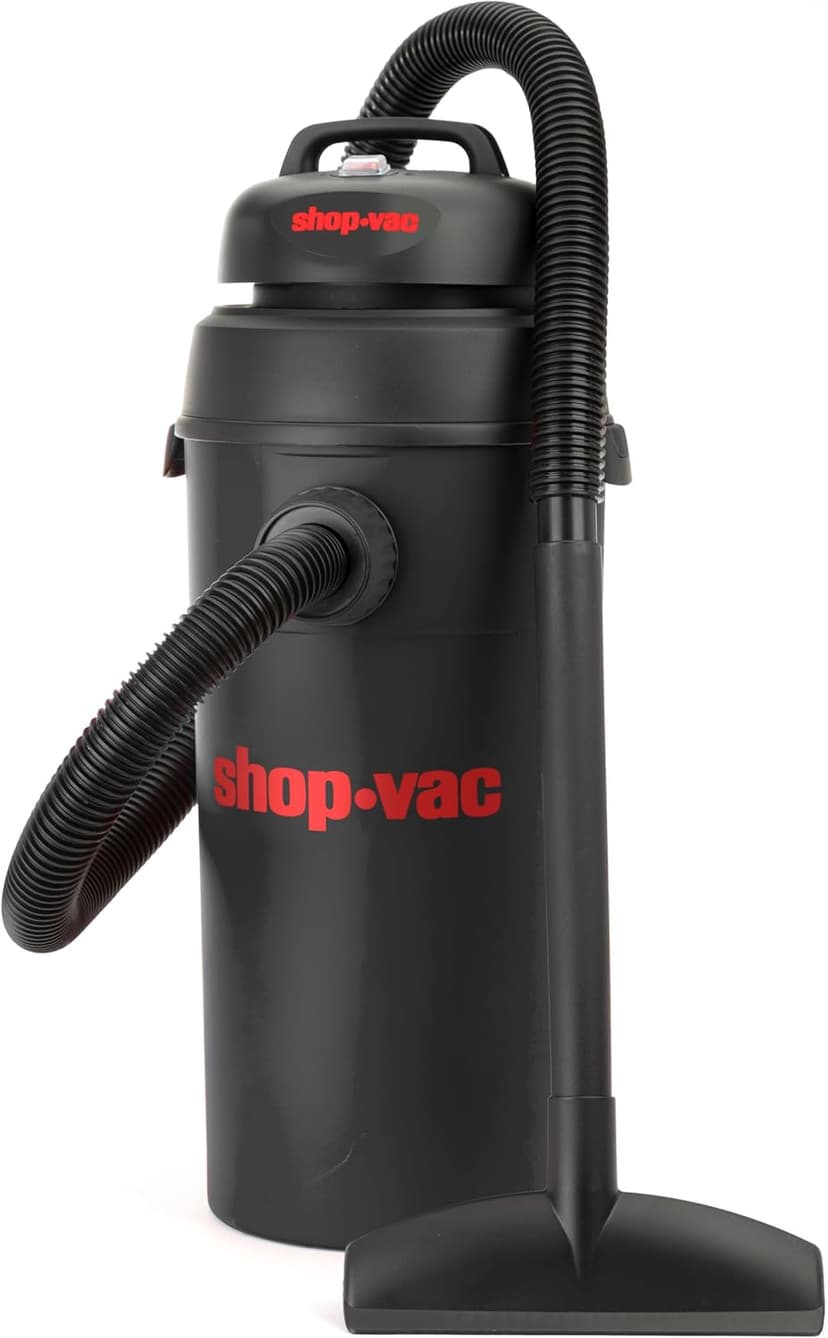 Shop-Vac 9522205 5 Gallon 5.5 Peak HP Hangup Wet/Dry Vacuum, 1.25 Inch Diameter x 18 Foot Hose, 6 Foot Cord, Wall Mount Included, Ideal for Garage, Workshop & Home