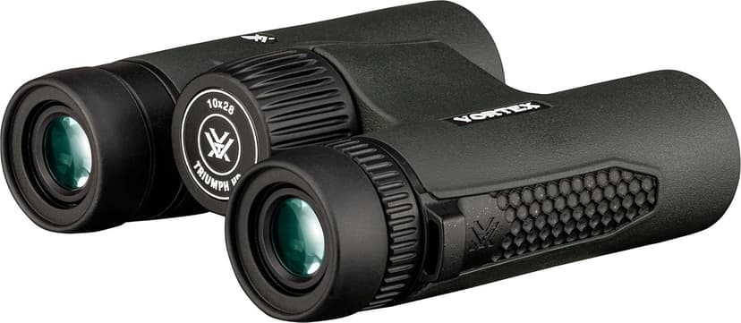 Vortex Triumph HD 10x28 Binoculars - HD Optical System, Fully Multi-Coated Lenses, Rubber Armor, Tripod Adaptable, Waterproof, Fogproof, Shockproof - Unlimited, Unconditional Warranty